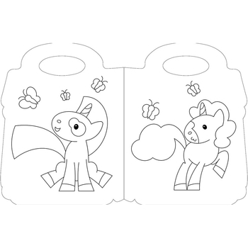 Розмальовки у сумочці Ранок Єдиноріжки, Каспарова Ю. (496261) - Pampik - 2