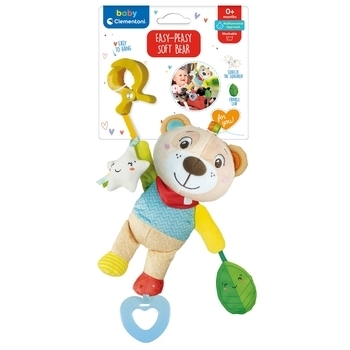 Игрушка-погремушка на коляску Clementoni "Медвежонок" (17788) - Pampik - 4