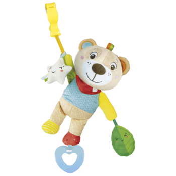 Игрушка-погремушка на коляску Clementoni "Медвежонок" (17788) - Pampik