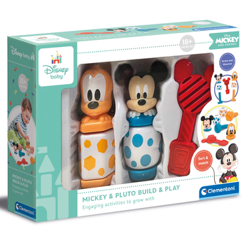 Розвиваюча іграшка Clementoni Конструктор Міккі (17814) - Pampik - 4