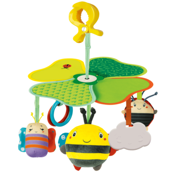 Игрушка-подвеска на коляску Clementoni "Пчелка" (17790) - Pampik