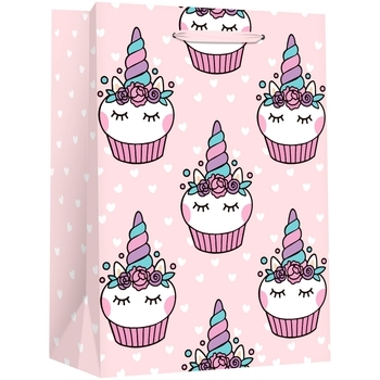 Пакет подарунковий Malevaro Giant 1 Кекс-єдиноріг, 40х16х55 см (D20-146) - Pampik