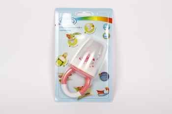 Ніблер із силіконовою насадкою та ковпачком Lindo, рожевий (LI 815) - Pampik - 4