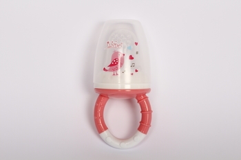 Ніблер із силіконовою насадкою та ковпачком Lindo, рожевий (LI 815) - Pampik