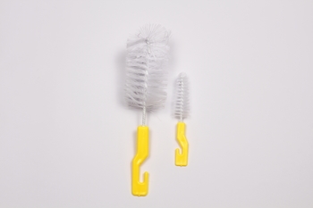 Щетка для мытья бутылочек и сосок Курносики, желтый (7096 жел) - Pampik