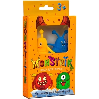 Набір для творчості Strateg Monstrik, в оранжевій коробці (71823) - Pampik