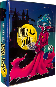 Слайм Strateg Dark slime з декором, 100 г, зелений (71829) - Pampik - 3