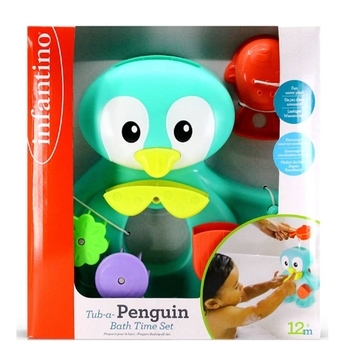 Іграшка для ванни Infantino Час купати пінгвіна (305221) - Pampik - 2