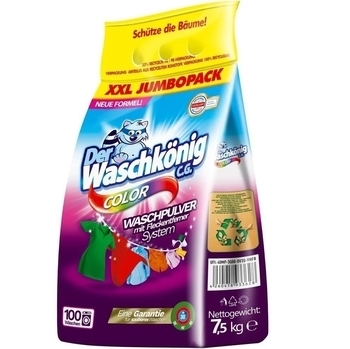Пральний порошок Waschkonig Color, 7,5 кг - Pampik