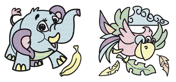 Водяні розмальовки. Слоненя (F00013988) - Pampik - 2