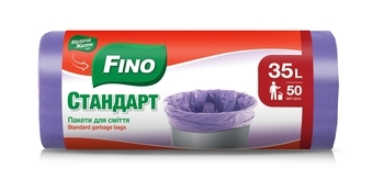 Пакеты для мусора Fino Стандарт 35 л, 50 шт. - Pampik