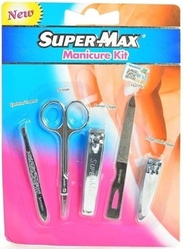 Super-Max манікюрний сет жіночий з 5-ти одиниць - Pampik