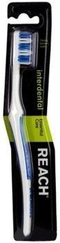 Зубная щетка Reach Interdental средняя, синий - Pampik