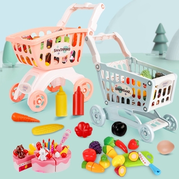 Візочок для покупок у супермаркеті Beiens, блакитний (M890blue) - Pampik - 5