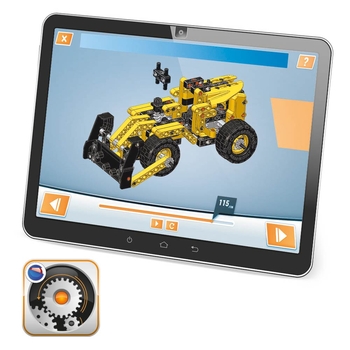 Конструктор 10 в 1 Clementoni Science & Play Bulldozer, 200 деталей (17374) - Pampik - 6