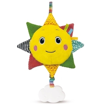 Игрушка музыкальная на кроватку Clementoni Солнышко (17795) - Pampik