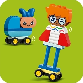 Конструктор LEGO DUPLO Конструктор людей с сильными эмоциями, 71 деталь (10423) - Pampik - 3