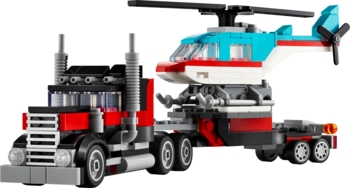 Конструктор LEGO Creator Бортова вантажівка з вертольотом, 270 деталей (31146) - Pampik - 3