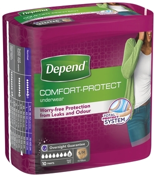 Поглинаюча спідня білизна для жінок Depend, S/M, 10 шт. - Pampik - 2