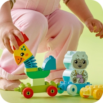 Конструктор LEGO DUPLO Поїзд тварин, 19 деталей (10412) - Pampik - 7