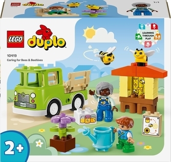 Конструктор LEGO DUPLO Догляд за бджолами та вуликами, 22 деталі (10419) - Pampik