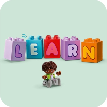 Конструктор LEGO DUPLO Вантажівка з абеткою, 36 деталей (10421) - Pampik - 4