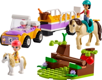Конструктор LEGO Friends Прицеп для лошади и пони, 105 деталей (42634) - Pampik - 3