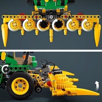 Конструктор LEGO Technic Кормозбиральний комбайн John Deere 9700, 559 деталей (42168) - Pampik - 6