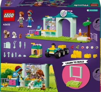 Конструктор LEGO Friends Ветеринарна клініка для сільськогосподарських тварин, 161 деталей (42632) - Pampik - 2