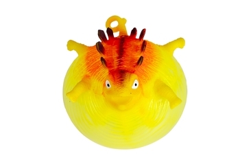 Іграшка-антистрес надувна Kids Team Жовтий динозавр в асортименті (CKS-10233C) - Pampik - 2