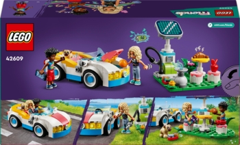 Конструктор LEGO Friends Електромобіль та зарядний пристрій, 170 деталей (42609) - Pampik - 9