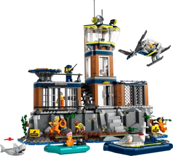 Конструктор LEGO City Поліцейський острів-в'язниця, 980 деталей (60419) - Pampik - 3