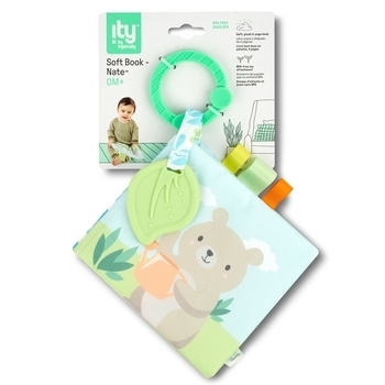 М'яка розвиваюча книжка Ingenuity Cozy Lovey - Nate (16875) - Pampik - 3
