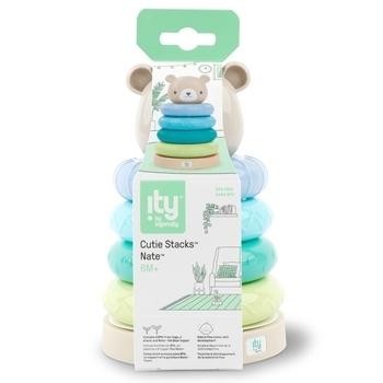 Іграшка-пірамідка Ingenuity Cutie Stacks - Nate (16879) - Pampik - 4