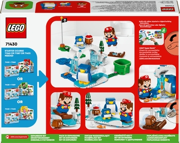Конструктор LEGO Super Mario Снігова пригода сім'ї penguin. Додатковий набір (71430) - Pampik - 10