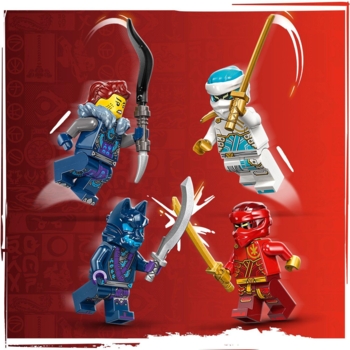 Конструктор LEGO NINJAGO Робот вогняної стихії Кая, 322 деталі (71808) - Pampik - 6