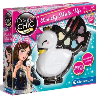 Набір дитячої косметики Clementoni Lovely Make Up. Swan Crazy Chic (18632) - Pampik - 7