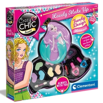 Набір дитячої косметики Clementoni Lovely Make Up. Mermaid Crazy Chic (18642) - Pampik - 6