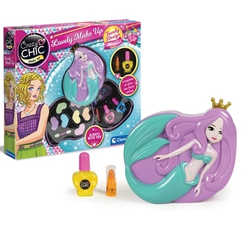 Набір дитячої косметики Clementoni Lovely Make Up. Mermaid Crazy Chic (18642) - Pampik - 5