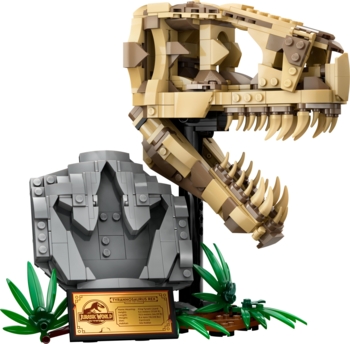 Конструктор LEGO Jurassic World Скам'янілості динозаврів: череп тиранозавра, 577 деталей (76964) - Pampik - 2