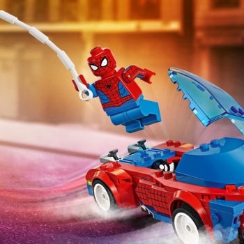 Конструктор LEGO Super Heroes Автомобіль для гонки Людини-Павука та Зелений Гоблін з отрутою Венома, 227 деталей (76279) - Pampik - 6