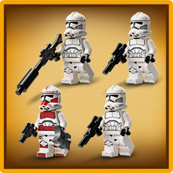 Конструктор LEGO Star Wars Клони-піхотинці та Бойовий дроїд. Бойовий набір, 215 деталей (75372) - Pampik - 6