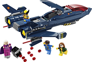 Конструктор LEGO Super Heroes X-Jet Людей Ікс, 359 деталей (76281) - Pampik - 3