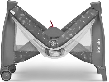 Ліжечко-манеж Lionelo Sven Plus Grey Concrete, сірий (LO-SVEN PLUS GREY CONCRETE) - Pampik - 10