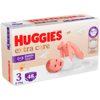 Підгузки-трусики Huggies Extra Care Pants 3 (6-11 кг), 48 шт. - Pampik - 2