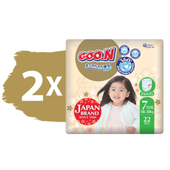 Підгузки-трусики Goo.N Premium Soft 7/3XL (18-30 кг), 44 шт. - Pampik - 2