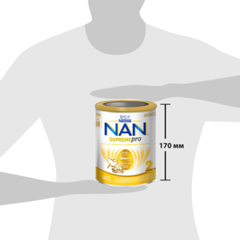 Сухая молочная смесь NAN Supreme Pro 2 с олигосахаридами, 800 г - Pampik - 9