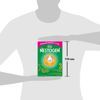 Сухая молочная смесь Nestogen 3 с лактобактериями L. Reuteri, 1000 г - Pampik - 7