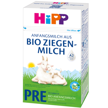 Органічна дитяча суха суміш HiPP Pre на козячому молоці, від народження, 400 г - Pampik - 3