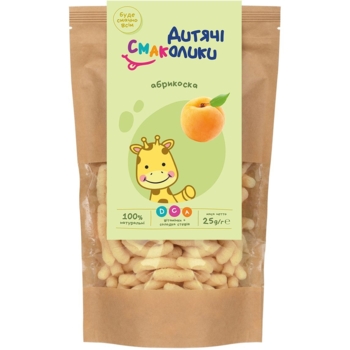 Палички неглазуровані Дитячі смаколики Мультизлаки Чіа-Абрикос, 25 г - Pampik